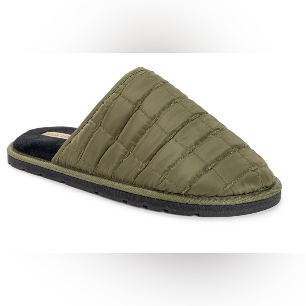 MUK LUKS Mens Slip On Slippers Size 10 Soft Cushioned Insole Indoor Outdoor New